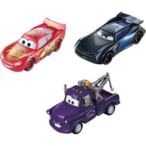 Mattel Disney Pixar Cars Toys, Color Changers 3-Pack Vehicles - 1 of 1