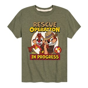 Boys' - Chip 'N Dale Rescue Rangers - Rescue Operation In Progress Short Sleeve Graphic T-Shirt - 1 of 4