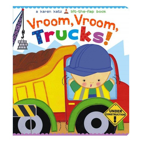 Vroom, Vroom, Trucks! - by  Karen Katz (Board Book) - image 1 of 1