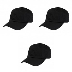 3 Pack Cotton Dad Hats Classic Low Profile Adjustable Caps - 1 of 4