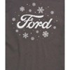 Men's - Ford - Logo with Snowflakes Short Sleeve Graphic T-Shirt - 2 of 4