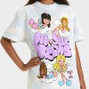 Girls' One Piece Oversized Short Sleeve Graphic T-Shirt - 2 of 4
