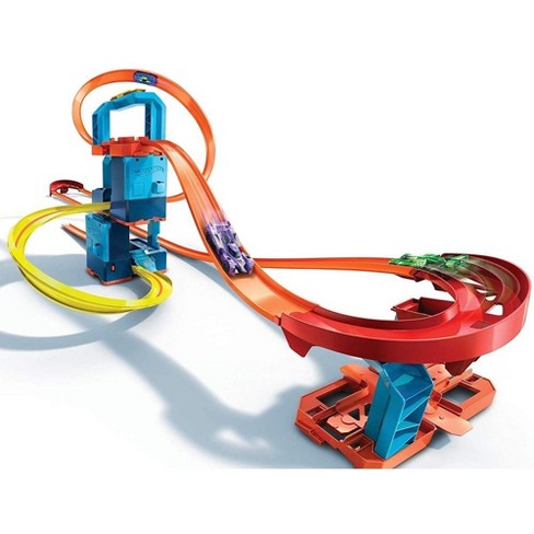 Hot Wheels Track Builder Unlimited Ultra Stackable Booster Kit Motorized Set