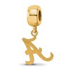 Black Bow Jewelry 14k Yellow Gold Plated Sterling Silver Alabama Crimson Tide NCAA Bead Charm - 4 of 4
