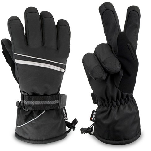  OZERO Snowboard Gloves Cold Proof Winter Snow Leather