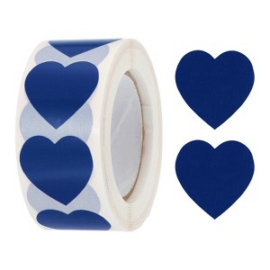 Unique Bargains Self-Adhesive Heart Decoration Sticker for Envelope Wedding 500 Pcs - 1 of 4