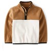 The Children's Place Baby Long Sleeve Colorblock Microfleece Half Zip Pullover - 3 of 4