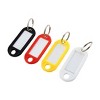 Unique Bargains Plastic Business ID Name Card Badge Holder Pouch Split Ring Keyring 50 Pcs - 2 of 4