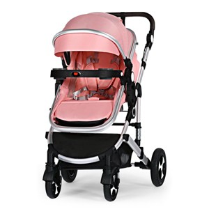 Kinder King Meno V 3 in 1 Reversible Baby Stroller w/Detachable Tray, Adjustable Canopy, Suspension Wheels - 1 of 4