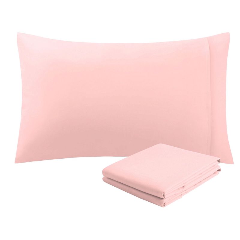PiccoCasa 2 Pcs 100% Cotton Envelope closure design Washable Pillowcases, 5 of 7