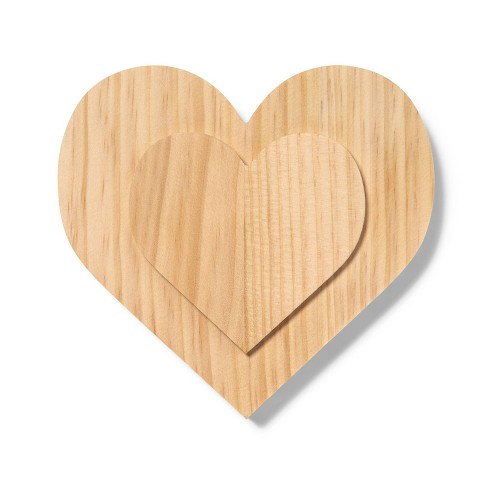 Heart Shape Wood Photos and Images