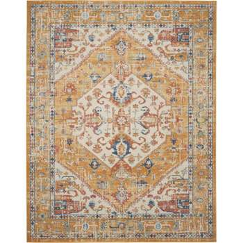 Nourison Passion PSN23 Ivory/Light Blue Indoor Area Rug