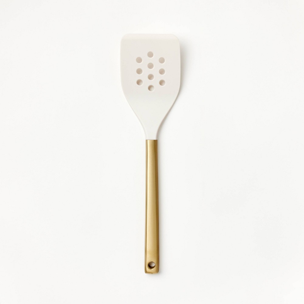 Stainless Steel and Nylon Slotted Turner Champagne - Figmintâ„¢