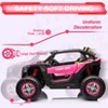 24V Kids Ride On UTV Car, 2 Seater Ride On Truck with Remote Control, 4WD Off-Road UTV Electric Toy Car with Headlights, Music for Boys Girls 3-9 - 2 of 4