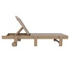 WestinTrends Malibu Adirondack Poly Reclining Chaise Lounge With Wheels - 3 of 3