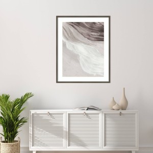 Amanti Art Waves of Gesso by PI Studio Wood Framed Wall Art Print - 1 of 4