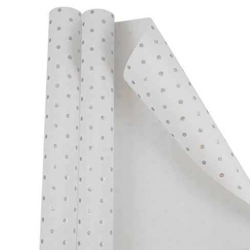 White & Black Polka Dot Tissue Paper