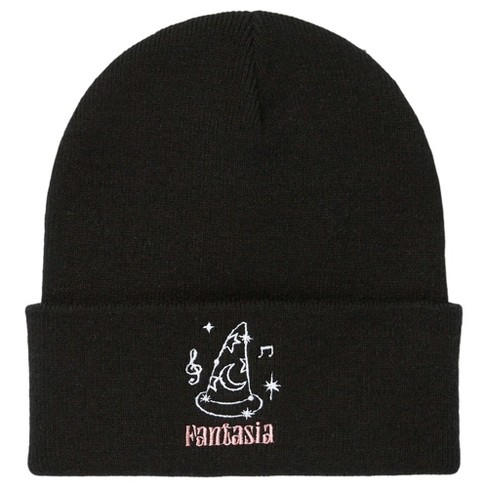 Neff Disney Mickey Mouse Fantasia Embroidered Sorcerer Hat Adult Beanie Osfm Black Target