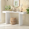 Dexmalle Large Console Table with Geometric Clean Lines,Living Room/Entryway - 4 of 4