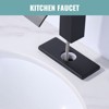 WOWOW 304 Stainless Steel Faucet Deck Plate – Fits 1 to 3 Hole Sinks, For Kitchen & Bathroom - 3 of 4