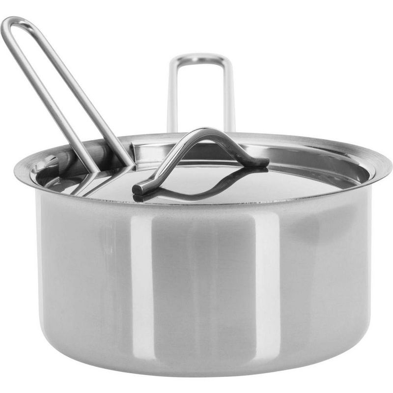 Westmark Small Butter Pan/Sauce Heater, 9.3" x 5.5" x 5.2", Stainless Steel, 4 of 8