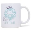 Elanze Designs Cute but Fierce, My Spirit Animal Lion 11 Ounce White Ceramic Coffee Mug - 2 of 2