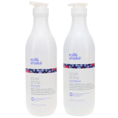 Arving frugtbart erosion Milk_shake Silver Shine Shampoo 33.8 Oz & Silver Shine Conditioner 33.8 Oz  Combo Pack : Target