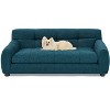 Okak Rectangle Elevated Pet Bed for Small & Medium Dogs,Comfy Cushion Dog Sofa Bed with Backrest and Armrests - 3 of 4