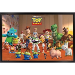 Trends International Disney Pixar Toy Story 4 - Collage Framed Wall Poster Prints - 1 of 4