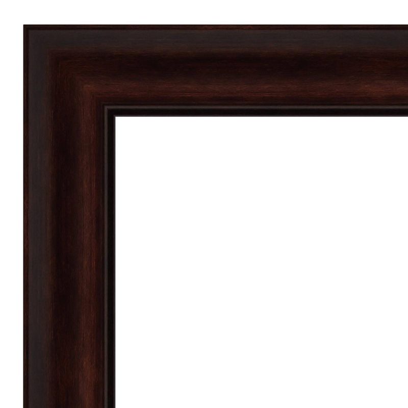 19&#34; x 53&#34; Non-Beveled Coffee Bean Brown Full Length on The Door Mirror - Amanti Art, 4 of 11