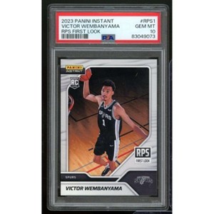 Victor Wembanyama Rookie Card 2023-24 Panini Instant RPS First Look #RPS1 PSA 10 - 1 of 2