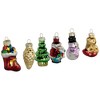 Northlight Holiday Favorites Glass Christmas Ornaments - 2.25" - Set of 6 - 3 of 4