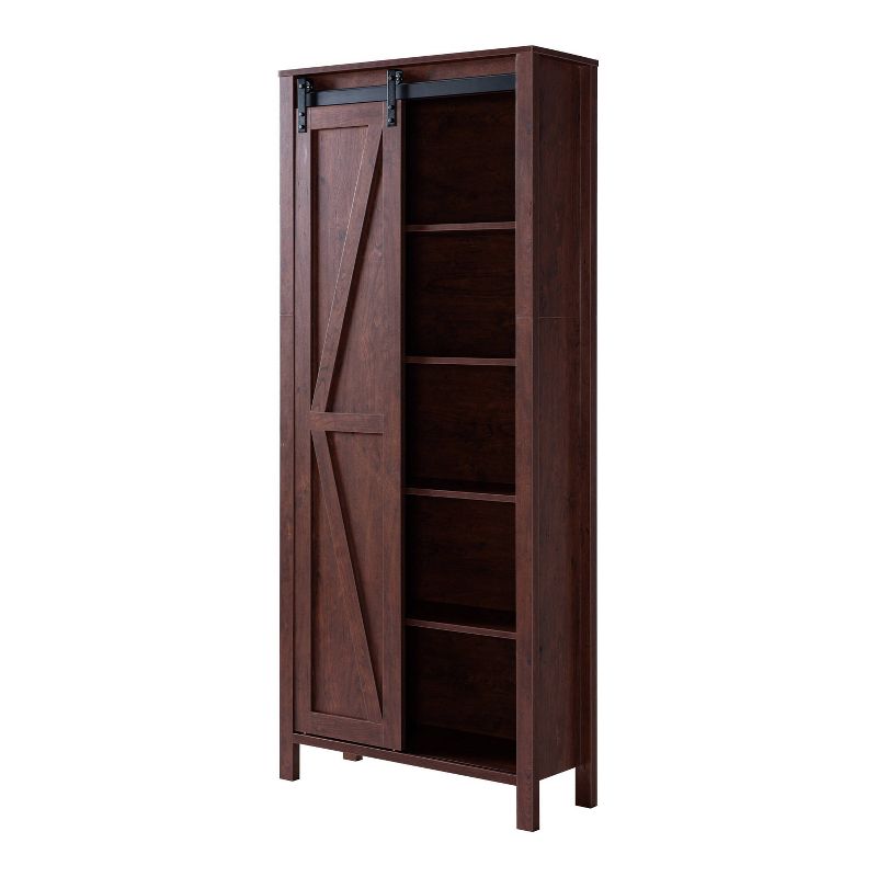 72" Arbolada Sliding Door Bookcase - HOMES: Inside + Out, 4 of 10
