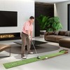 Costway Putting Green Practice Golf Putting Mat with Auto Ball Return and 2/3 Hole Sizes - 2 of 4