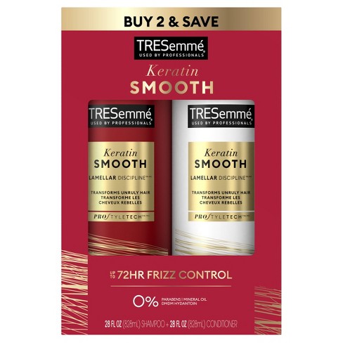 Tresemme Keratin Smooth Shampoo & Conditioner - 28 Fl Oz/2ct : Target