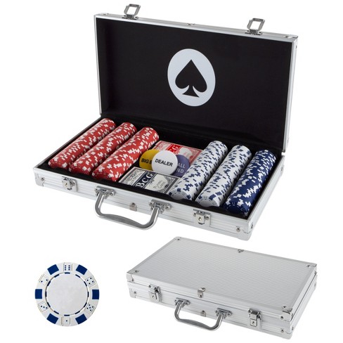 Wauw Roman herstel Trademark Poker Maverick 300 Dice Style Poker Chip Set - 11.5 Grams : Target