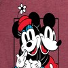 Women's - Disney - Mickey Minnie Couple Goals Short Sleeve Graphic T-Shirt - image 2 of 4