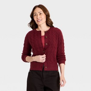 Cárdigan de punto trenzado clásico para mujer - Universal Thread™