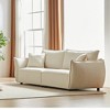88" Chenille Fabric 3-Seater Sofa with Solid Wood Frame, Thick Padded Seats and Armrests, 2 Extra Pillows - 3 of 4