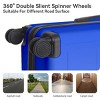 FURNIinspire Bag And Luggage Sets Hard Shell 3 Piece Suitcase Set, Travel Luggage Business Suitcases with Wheels, Blue, 19.88"*10.63"*29.92" - 4 of 4
