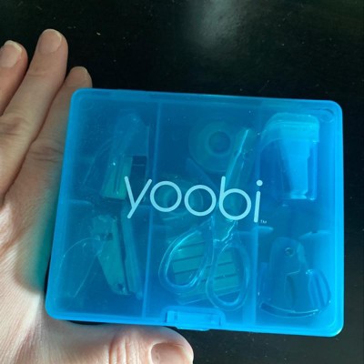 Yoobi :You Glow Girl' - Mini School Supply Kit SEALED Black Case Pink  Supplies