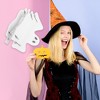 Unique Bargains Halloween Funny Style Hair Clips 2.95" Length Black White 1 Pc - 2 of 3