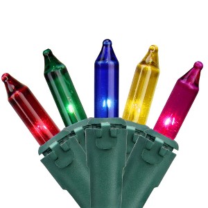 Northlight 450-Count Multi-Color Mini Christmas Light Set - 92' Green Wire - 1 of 3
