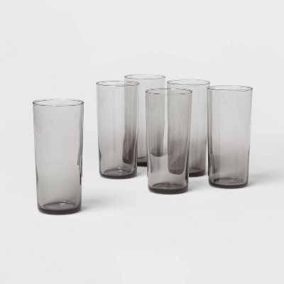 15oz 6pk Glass Asheboro Highball Glasses - Threshold™