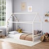 Little Seeds Skyler Metal House Bed with Rail - 3 of 4