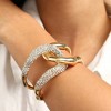 SOHI Women's California Gold The Opposta Cuff Bracelet - 3 of 4