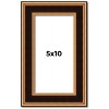 PosterPalooza | Panoramic Weathered Gold Picture Frame - UV Acrylic, Foam Board Backing, Hanging Hardware - 2 of 4