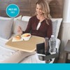 Stander EZ Swivel Overbed Table, 20 in. x 15 in. Eating and Laptop Tray for Seniors, Maple - 2 of 4