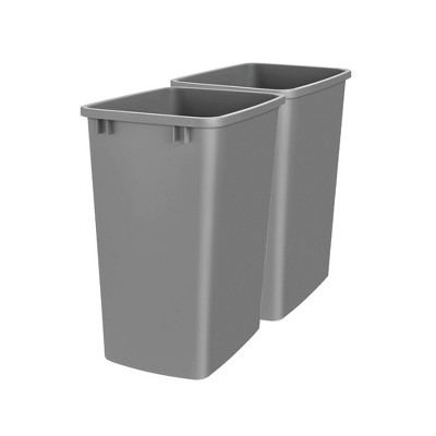 Rev-A-Shelf RV-35 Plastic Replacement Trash Bin Waste Container for Pull Out Waste Systems 35 Qt