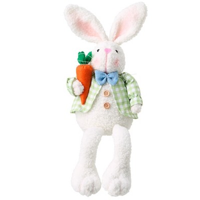 The Lakeside Collection Easter Bunny Plush 21 Inch Height Poseable Decor Girl Or Boy